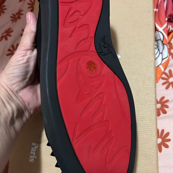 Black Fashion Sneakers with Studded Design - Picture 4 of 5